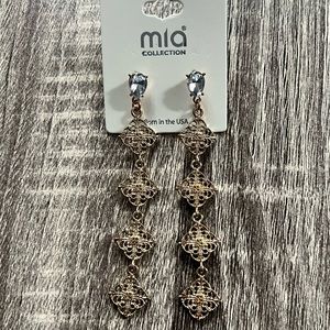Mia Collection Gold Tone Earrings